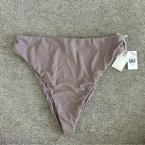 Good American GOOD‎ WAIST CHEEKY BIKINI BOTTOM GSW0103 Lilac Size 3X